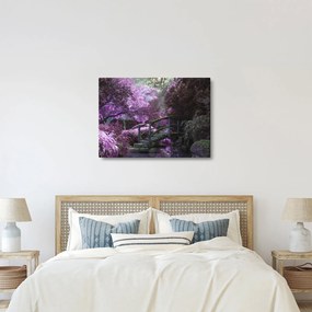 Obraz - fialové stromy (70x50 cm)
