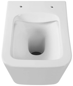 Gamma Mut, závesná WC misa 51x36 cm Rimless s pomaly padajúcim sedadlom, biela lesklá, GMA-MUT-202