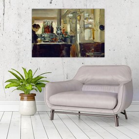 Obraz - Style of Edouard Manet, Bon Bock Cafe, reprodukcia (90x60 cm)