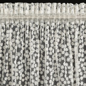 ZÁCLONA NA PÁSKE DAISY 140X270 CM BIELA