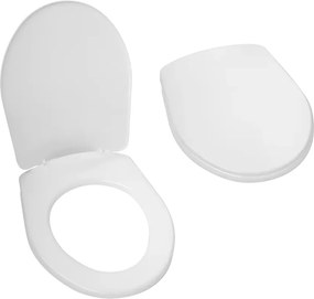 Sapho Sapho, WC sedadlo 455x377 mm, biele, PP, SAPHO3556