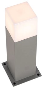 Moderná vonkajšia stojaca lampa sivá 30 cm IP44 - Denmark