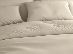 Bavlnené obliečky LUX béžové hotelová kapsa Rozmer obliečky: 70 x 90 cm | 140 x 200 cm