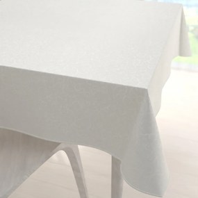 Biante Teflónový štvorcový obrus TF-010 Ornamenty - smotanový 100x100 cm