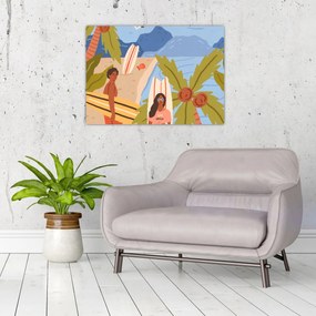 Sklenený obraz - Enjoy your life (70x50 cm)
