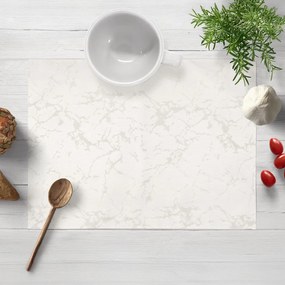 Biante Dekoračné prestieranie na stôl Parma PM-116 Strieborný mramor na krémovom 30x40 cm