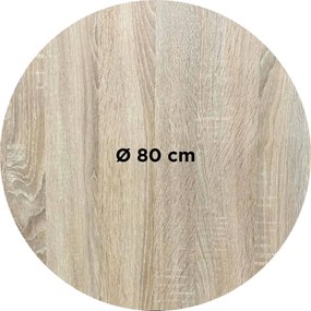 COMPACT 12 SONAMA LIGHT - STOLOVÁ DOSKA Ø80 cm