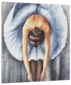 Obraz predklonenej baletky (30x30 cm)