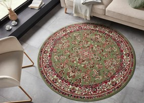Koberec Oriental zelený kruh