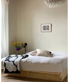 Dvojlôžková posteľ z borovicového dreva 140x200 cm – Karup Design