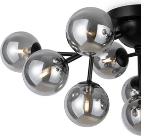 Maytoni MOD545CL-12B - Stropné svietidlo DALLAS 12xG9/28W/230V čierna/dymová