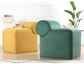 Taburet TIKI 47x45 cm žltý