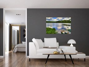 Obraz - Malebná dedina (90x60 cm)