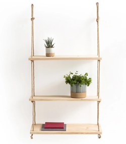 Nástenná polica dub prírodný