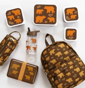 A Little Lovely Company - súprava štyroch desiatových škatuliek - medvede