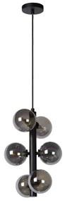 Lucide 45474/06/30 - Luster na lanku TYCHO 6xG9/28W/230V čierna