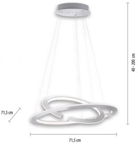 Paul Neuhaus 2491-55 - LED Stmievateľný luster na lanku ALESSA 2xLED/26W/230V + DO