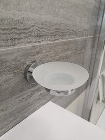 Slezák - RAV Mydelnička sklenená COLORADO - COA0300, Chróm