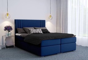 Čalúnená posteľ boxspring MORANO, 140x200, magic velvet 2215