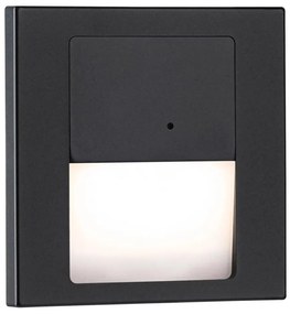 Paulmann 80004 - LED/1W Schodiskové svietidlo so senzorom TSARO 230V Lead/čierna W4737