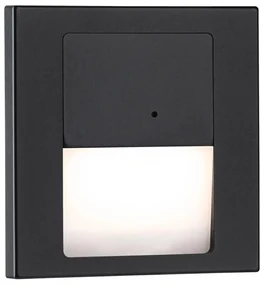 Paulmann 80004 - LED/1W Schodiskové svietidlo so senzorom TSARO 230V Lead/čierna W4737