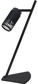 Stolná lampa Vertical, 1x čierne kovové tienidlo, b