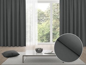 Biante Zatemňovací záves Blackout BKU-119 Antracitovo sivý - šírka 140 cm 140x240 cm