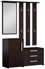 Predsieňová stena so skrinkou na topánky PARIS wenge