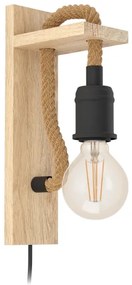Eglo 43197 - Nástenné svietidlo RAMPSIDE 1xE27/28W/230V