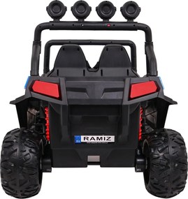 Ramiz Grand Buggy Strong Lift pre deti Modrá + pohon 4x4 + diaľkové ovládanie + nosič batožiny + rádio MP3 + LED