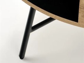 Konferenčný stolík Calandra (dub zlatý + čierna). Vlastná spoľahlivá doprava až k Vám domov. 1049029