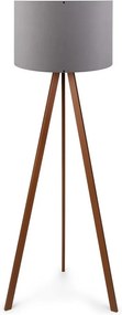Sivá stojacia lampa Nore