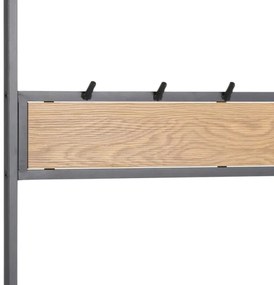 Predsieňová stena SARON dub/čierna