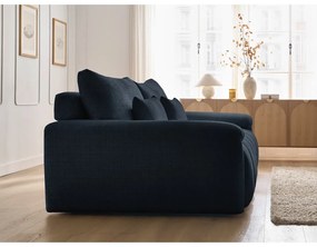 Tmavomodrá ženilková pohovka 264 cm Ivane – Bobochic Paris