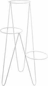 STOJAN NA KVETINÁČ TRIPOD 95X45X24 CM BIELA