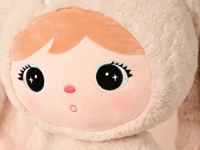 Mojkáčik - Bábika zajčik béžová XL 70 cm