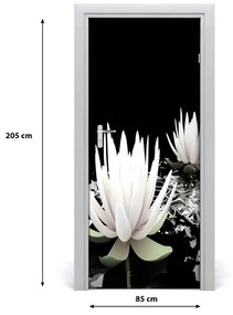 Fototapeta na dvere kvet lotosu 85x205 cm