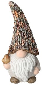 Záhradná figúrka z polyresinu Gnome, 30 cm, viacfarebná