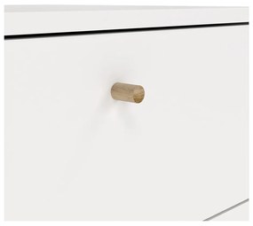 Biela vysoká komoda 50x120 cm Bodo – Tvilum