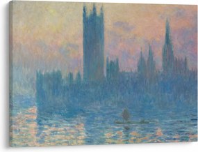 Obraz - Claude Monet, The Houses of Parliament, Sunset, reprodukcia (70x50 cm)