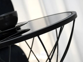 Konferenčný stolík Favorezcan (čierna). Akcia -47%. Vlastná spoľahlivá doprava až k Vám domov. 1137002