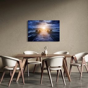 Obraz móla sa slnkom (90x60 cm)