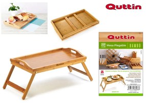 Skladací bambusový stolík Quttin 8088