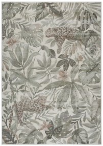 ELLE Decoration koberce Kusový koberec Botanical 103902 Cream / Green / Copperbrown z kolekcie Elle - 80x150 cm