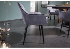 Stolička 41177 Milano Zamat Šedá  - Komfort-nábytok