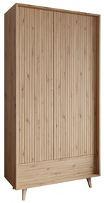 Šatníková skriňa Treksona 2D1SZ (dub artisan) . Vlastná spoľahlivá doprava až k Vám domov. 1105833