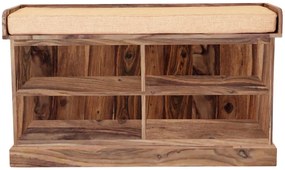 furniture-nabytek.cz - Drevený botník s lavicou 105x60x40 z masívu palisander