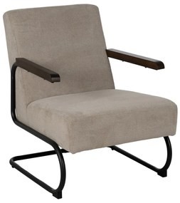 Taupe ženilkové kreslo Industra – Ixia