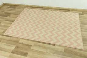 Koberec LUNA 503574/85822 Cik cak ružový