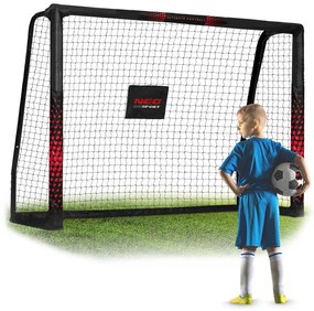 Neo-Sport Futbalová bránka 180 x 120 x 60 cm NS-463 čierno-červená